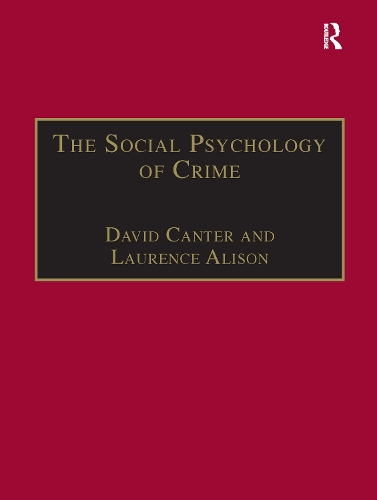 Бумажная книга «The Social Psychology of Crime: Groups, Teams and Networks», автор Лоренс Элисон - фото №1