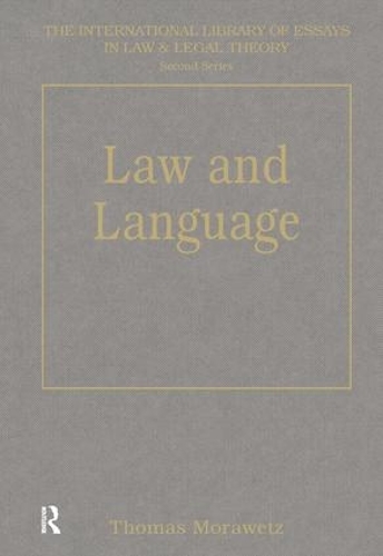 Бумажная книга «Law and Language» - фото №1