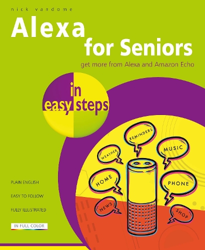 Паперова книга «Alexa for Seniors in easy steps», автор Нік Вандом - фото №1