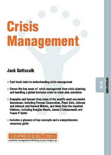 Бумажная книга «Crisis Management: Operations 06.05», автор Джек Готтшалк - фото №1