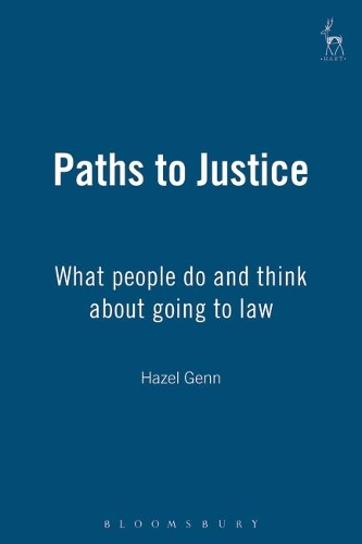 Бумажная книга «Paths to Justice: What people do and think about going to law», автор Хейзел Генн - фото №1