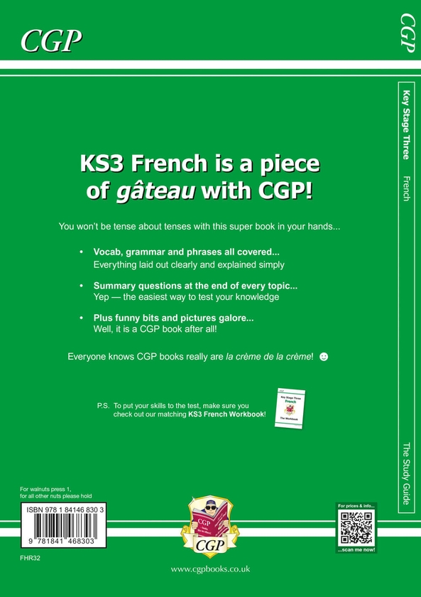 Паперова книга «KS3 French Study Guide», автор CGP Books - фото №1
