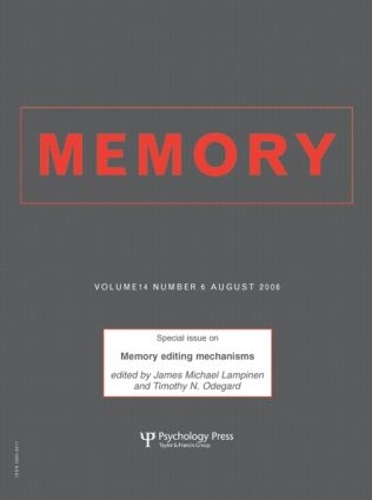 Бумажная книга «Memory Editing Mechanisms: A Special Issue of Memory» - фото №1