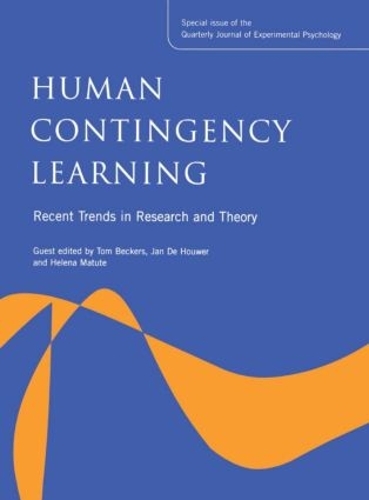 Бумажная книга «Human Contingency Learning: Recent Trends in Research and Theory: A Special Issue of the Quarterly Journal of Experimental Psychology» - фото №1