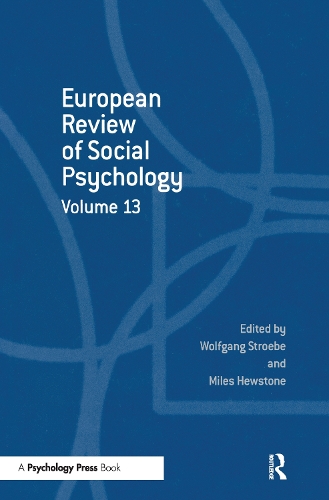 Паперова книга «European Review of Social Psychology: Volume 13» - фото №1