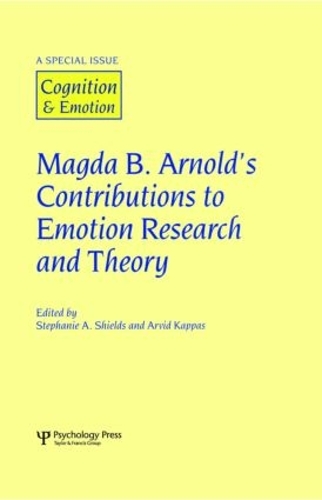 Бумажная книга «Magda B. Arnold's Contributions to Emotion Research and Theory: A Special Issue of Cognition and Emotion» - фото №1