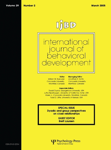 [object Object] «Dyadic And Group Perspectives On Close Relationships: Special Issue of International Journal of Behavioral Development» - фото №1