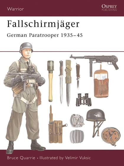Бумажная книга «Fallschirmjäger: German Paratrooper 1935–45», автор Брюс Кворри - фото №1