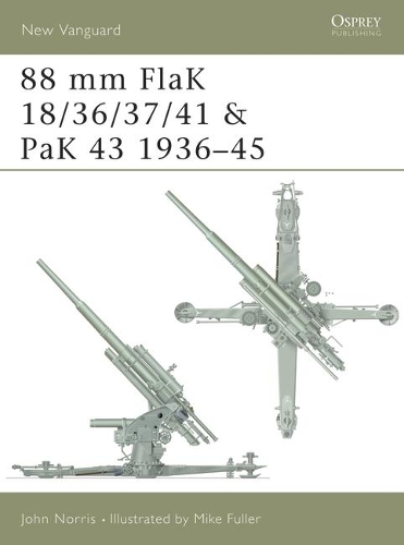 Паперова книга «88 mm FlaK 18/36/37/41 and PaK 43 1936–45», автор Джон Норріс - фото №1