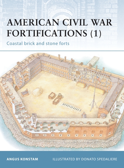 Паперова книга «American Civil War Fortifications (1) Coastal brick and stone forts», автор Ангус Констам - фото №1