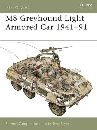 Паперова книга «M8 Greyhound Light Armored Car 1941–91», автор Стівен Залоґа - фото №1