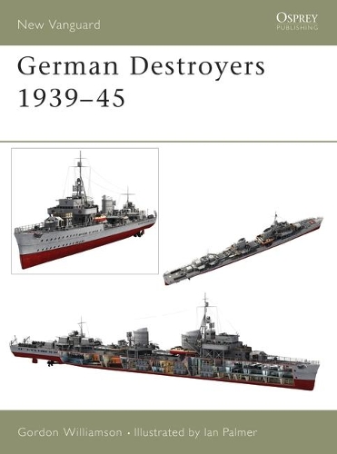 Бумажная книга «German Destroyers 1939–45», автор Гордон Уильямсон - фото №1
