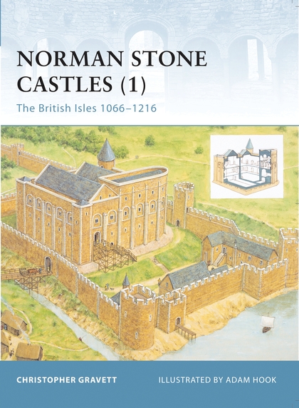 Бумажная книга «Norman Stone Castles (1). The British Isles 1066–1216», автор Кристофер Грэветт - фото №1