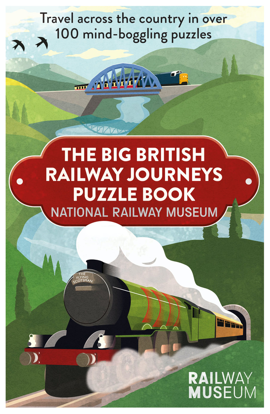 Бумажная книга «Big British Railway Journeys Puzzle Book» - фото №1