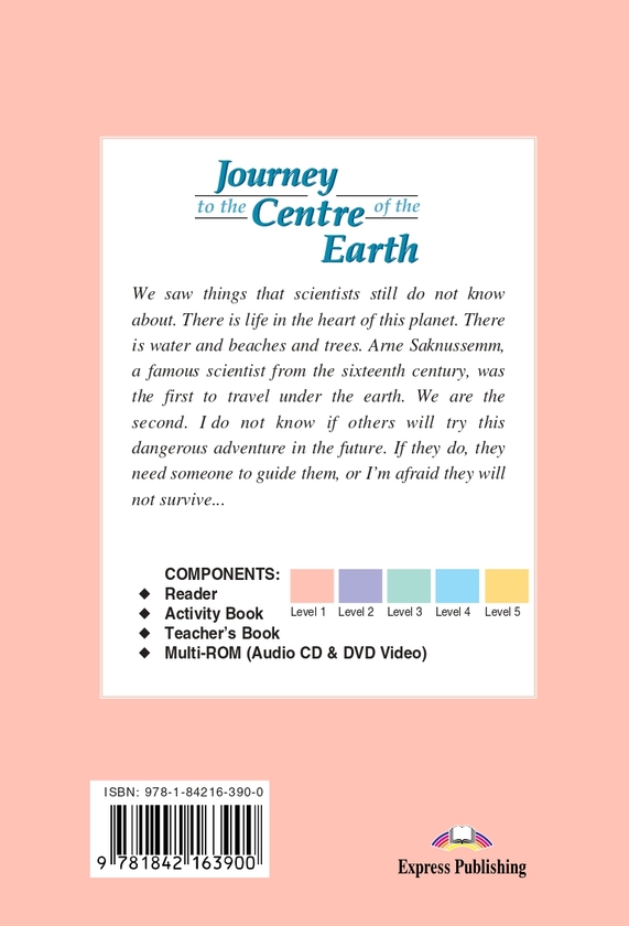 Паперова книга «Journey to the Centre of the Earth», автор Жуль Верн - фото №1