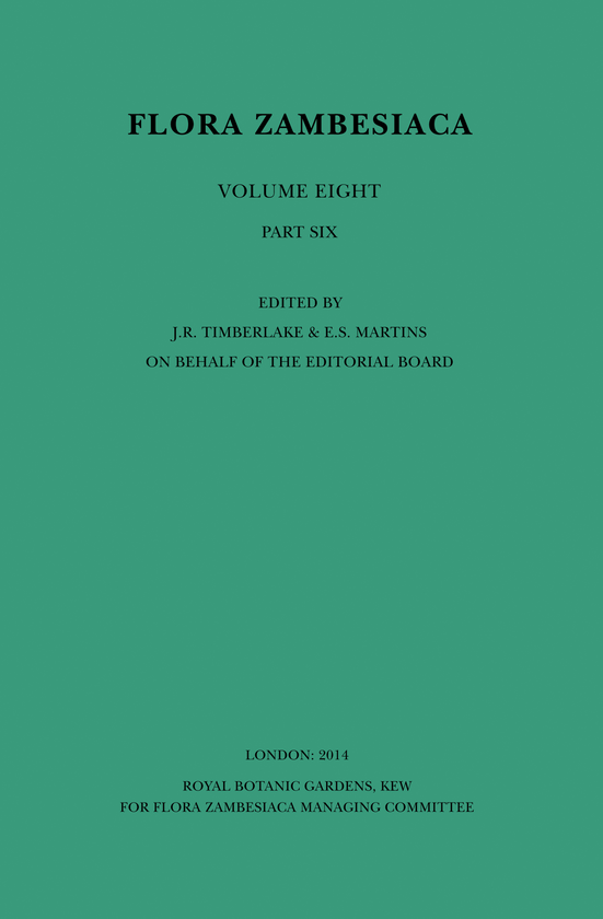 Бумажная книга «Flora Zambesiaca Volume 8 Part 6» - фото №1