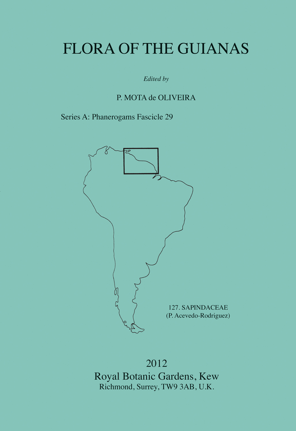 Бумажная книга «Flora of the Guianas Series A Phanerogams Fascicle 29» - фото №1