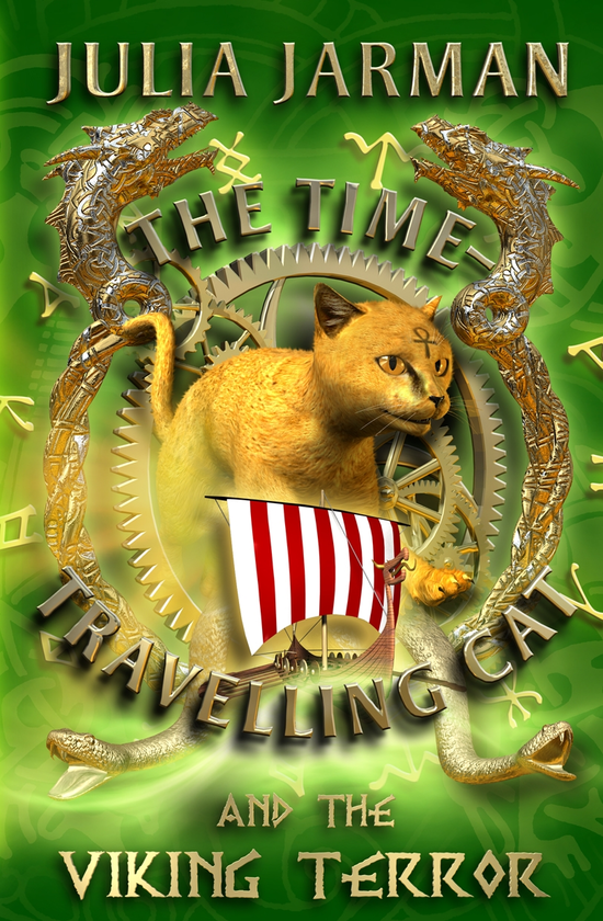 Паперова книга «The Time-Travelling Cat and the Viking Terror», автор Джулія Джарман - фото №1