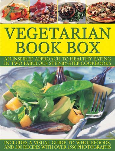 [object Object] «Vegetarian Book Box: An Inspired Approach to Healthy Eating in Two Fabulous Step-by-Step Cookbooks», авторів Лінда Фрейзер, Нікола Греймс - фото №1