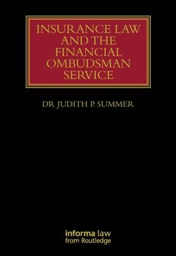 Бумажная книга «Insurance Law and the Financial Ombudsman Service», автор Джудит Саммер - фото №1