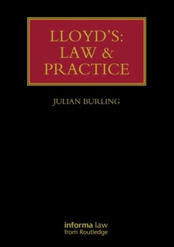 Бумажная книга «Lloyd's: Law and Practice», автор Джулиан Берлинг - фото №1