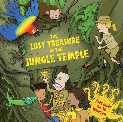 Паперова книга «The Lost Treasure of the Jungle Temple: Peek Inside the 3D Windows!», автор Дерейн Тейлор - фото №1