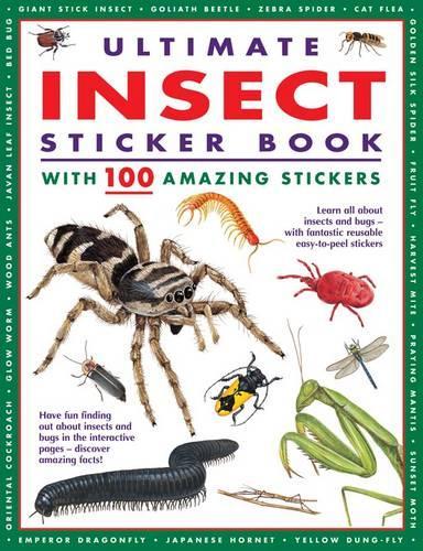 Бумажная книга «Ultimate Insect Sticker Book», автор Аннесс - фото №1