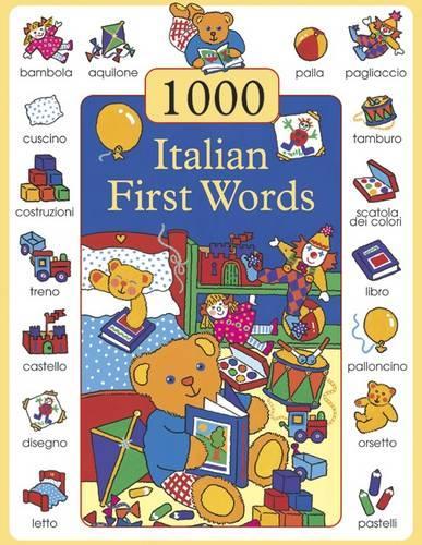 Бумажная книга «1000 First Words in Italian», автор Дон Кампаньелло - фото №1