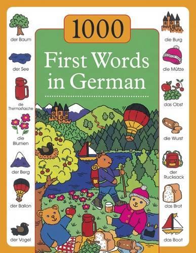 Бумажная книга «1000 First Words in German», автор Андреа Кенкманн - фото №1