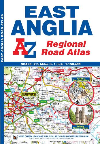 Паперова книга «East Anglia Regional Road Atlas», автор Geographers' A-Z Map Company - фото №1