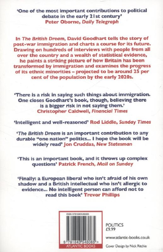 Бумажная книга «The British Dream. Successes and Failures of Post-War Immigration», автор Дэвид Гудхарт - фото №1