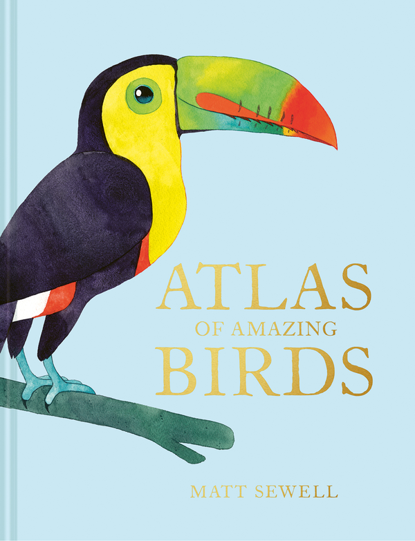 Паперова книга «Atlas of Amazing Birds», автор Метт С’юел - фото №1