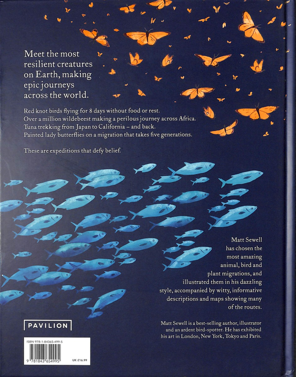 Бумажная книга «Atlas of Amazing Migrations», автор Меган Ли - фото №1