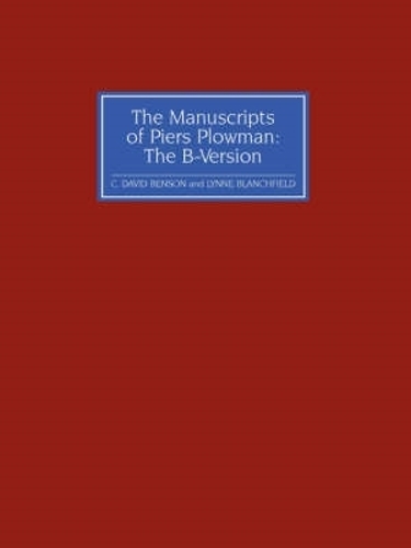Бумажная книга «The Manuscripts of Piers Plowman: the B-version», авторов К. Дэвид Бенсон, Линн С. Бланчфилд - фото №1