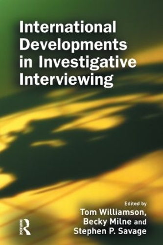 Паперова книга «International Developments in Investigative Interviewing» - фото №1
