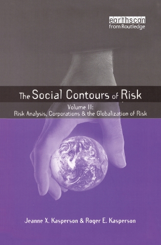 Паперова книга «Social Contours of Risk: Two volume Set», авторів Жанна Касперсон, Роджер Е. Касперсон - фото №1
