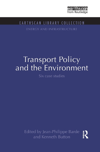 Бумажная книга «Transport Policy and the Environment: Six case studies», автор Кеннет Баттон - фото №1