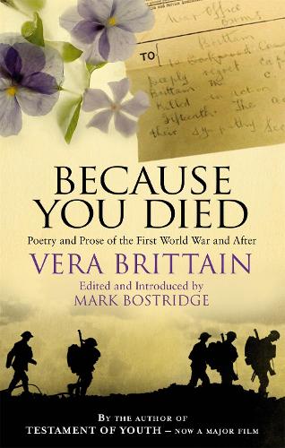 Паперова книга «Because You Died: Poetry and Prose of the First World War and After», автор Вера Бріттейн - фото №1