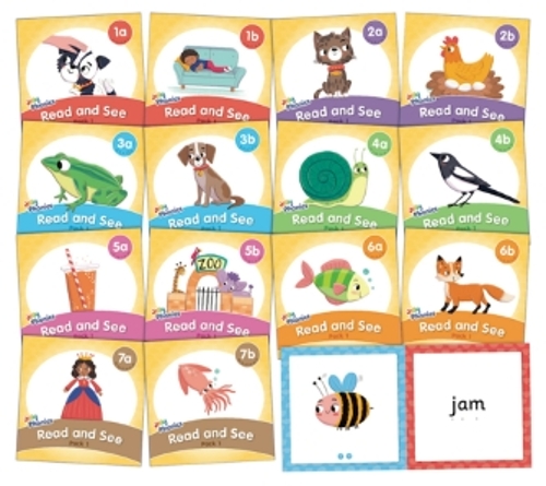 Паперова книга «Jolly Phonics Read and See, Pack 1: in Precursive Letters (British English edition)», авторів Сара Вернем, Сью Ллойд - фото №1