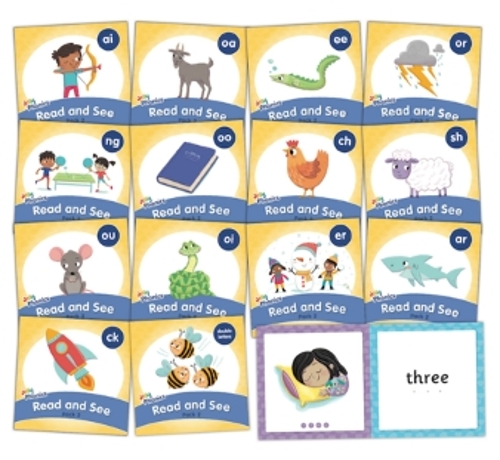 Паперова книга «Jolly Phonics Read and See, Pack 2: In Precursive Letters (British English edition)», авторів Сара Вернем, Сью Ллойд - фото №1