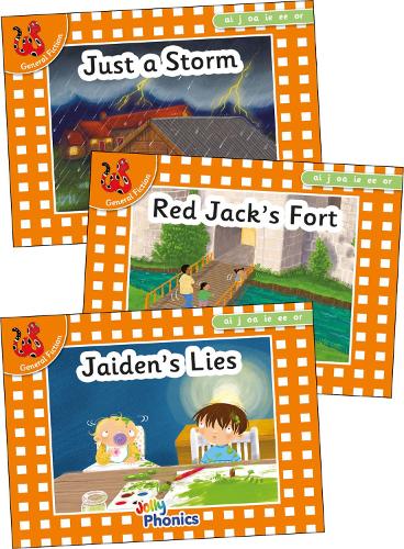 Бумажная книга «Jolly Phonics Orange Level Readers Set 4: in Precursive Letters (British English edition)», автор Луиза Ван-Поттельсберге - фото №1