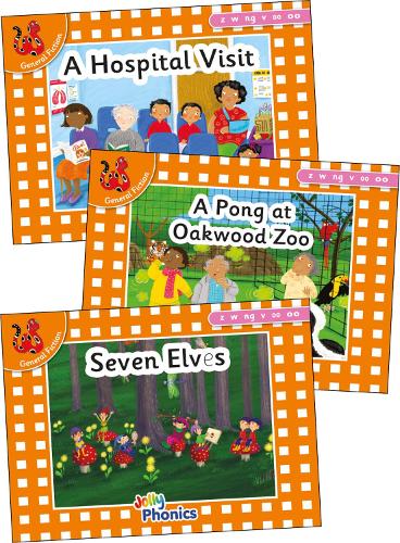 Бумажная книга «Jolly Phonics Orange Level Readers Set 5: in Precursive Letters (British English edition)», автор Луиза Ван-Поттельсберге - фото №1