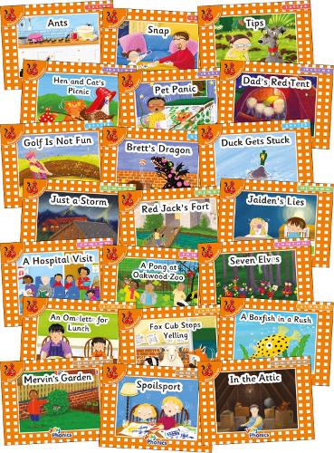 Бумажная книга «Jolly Phonics Orange Level Readers Complete Set: in Precursive Letters (British English edition)», автор Луиза Ван-Поттельсберге - фото №1