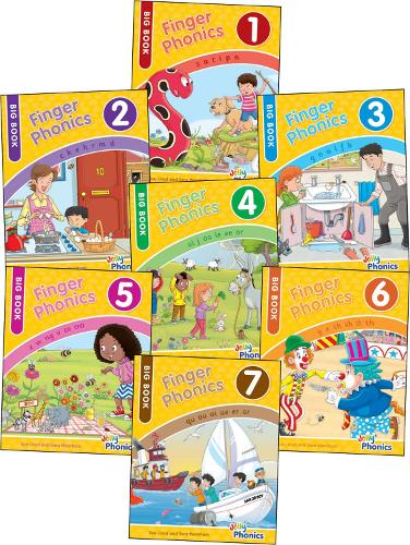 Бумажная книга «Finger Phonics Big Books 1-7: in Precursive Letters (British English edition)», авторов Сара Вернем, Сью Ллойд - фото №1