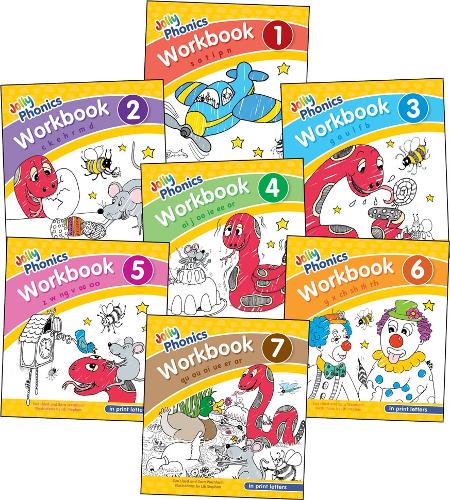 Бумажная книга «Jolly Phonics Workbooks 1–7: In Print Letters (American English edition)», авторов Сара Вернем, Сью Ллойд - фото №1