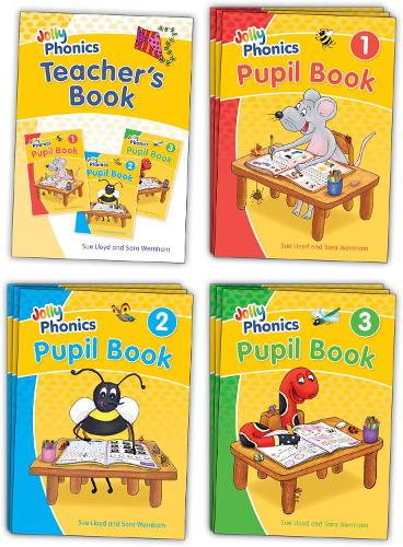 Паперова книга «Jolly Phonics Class Set: in Precursive Letters (British English edition)», авторів Сара Вернем, Сью Ллойд - фото №1