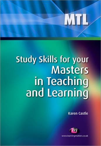 Бумажная книга «Study Skills for your Masters in Teaching and Learning», автор Карен Касл - фото №1