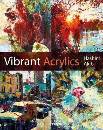 Паперова книга «Vibrant Acrylics: A Contemporary Guide to Capturing Life with Colour and Vitality», автор Хашим Акіб - фото №1
