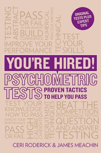 Паперова книга «You're Hired! Psychometric Tests: Proven Tactics to Help You Pass», автор Сері Родерік - фото №1