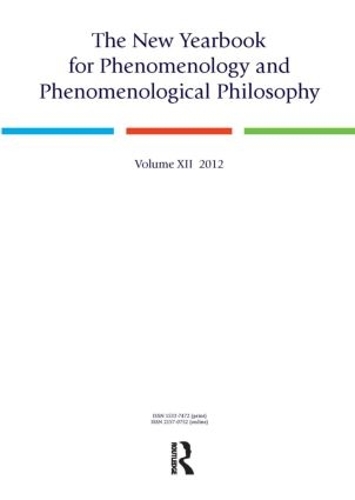 Бумажная книга «The New Yearbook for Phenomenology and Phenomenological Philosophy: Volume 12» - фото №1
